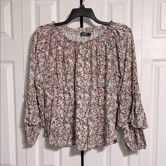 PRETTY Lauren Ralph Lauren Floral on & Off Shoulder
Blouse size XL - Picture 1 of 15